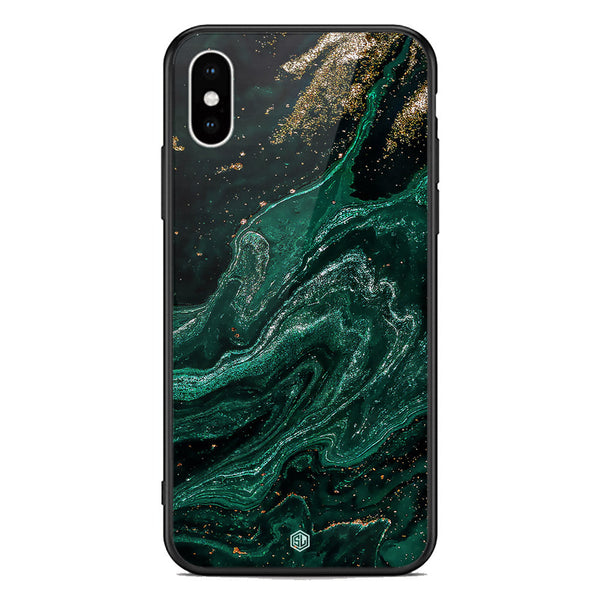 Marble Series Soft Phone Case - Premium Glass Case - Design 3 - iPhone XS Max