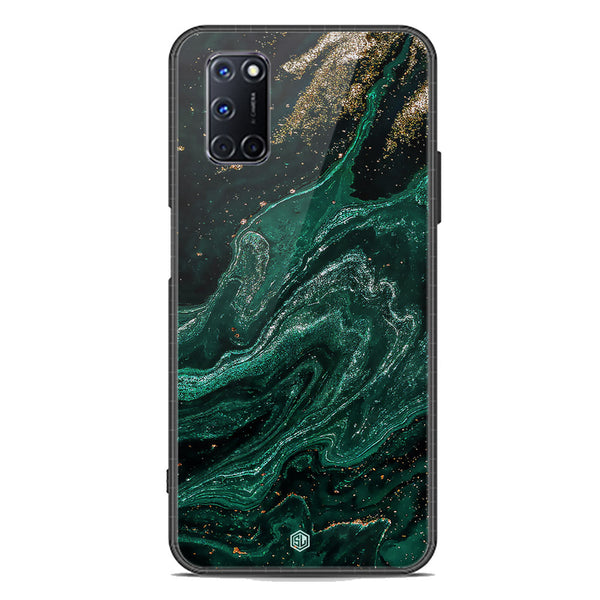 Marble Series Soft Phone Case - Premium Glass Case - Design 3 - Oppo A72