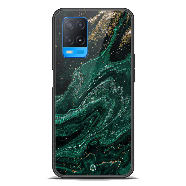 Marble Series Soft Phone Case - Premium Glass Case - Design 3 - Oppo A54 4G