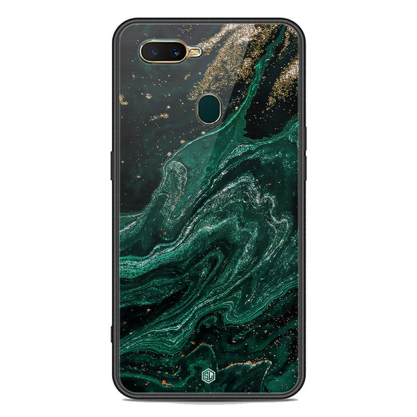 Marble Series Soft Phone Case - Premium Glass Case - Design 3 - Oppo A7
