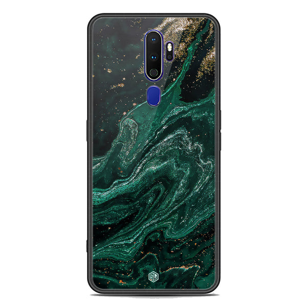 Marble Series Soft Phone Case - Premium Glass Case - Design 3 - Oppo A5 2020