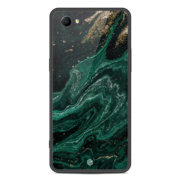 Marble Series Soft Phone Case - Premium Glass Case - Design 3 - Oppo A1