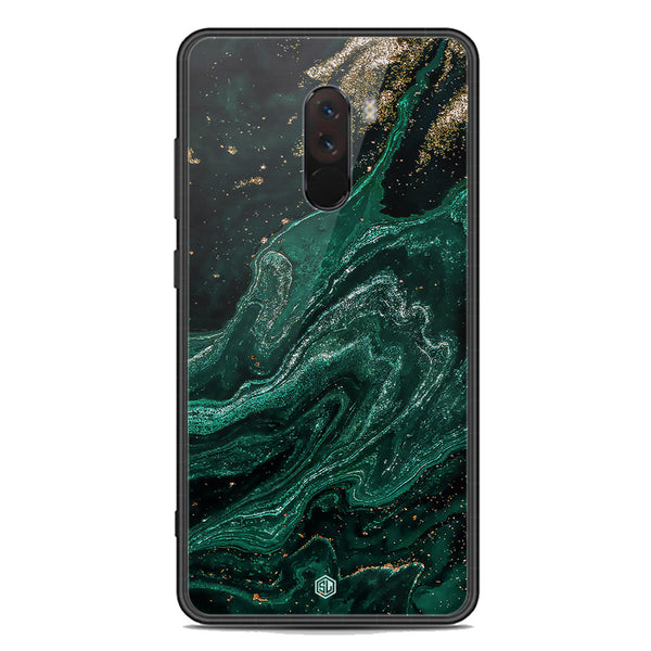 Marble Series Soft Phone Case - Premium Glass Case - Design 3 - Xiaomi Pocophone F1