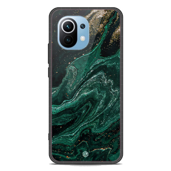 Marble Series Soft Phone Case - Premium Glass Case - Design 3 - Xiaomi Mi 11