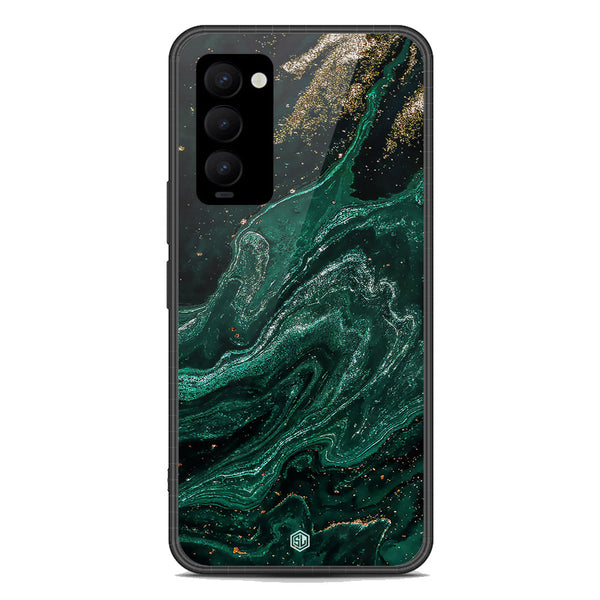 Marble Series Soft Phone Case - Premium Glass Case - Design 3 - Tecno Camon 18T
