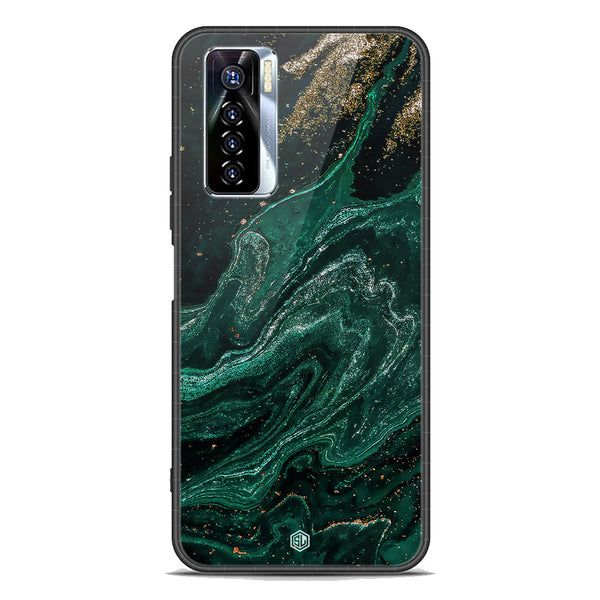 Marble Series Soft Phone Case - Premium Glass Case - Design 3 - Tecno Camon 17 Pro