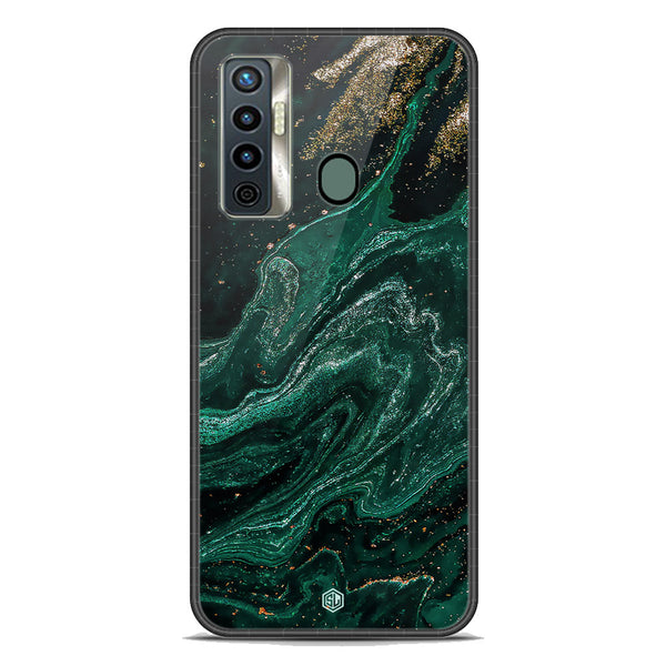 Marble Series Soft Phone Case - Premium Glass Case - Design 3 - Tecno Camon 17