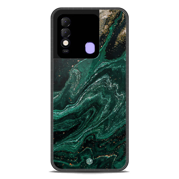 Marble Series Soft Phone Case - Premium Glass Case - Design 3 - Tecno Spark 8