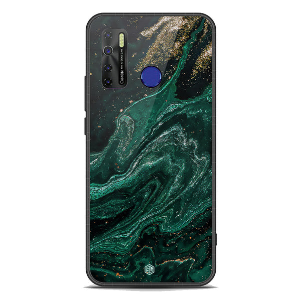 Marble Series Soft Phone Case - Premium Glass Case - Design 3 - Tecno Spark 5 pro