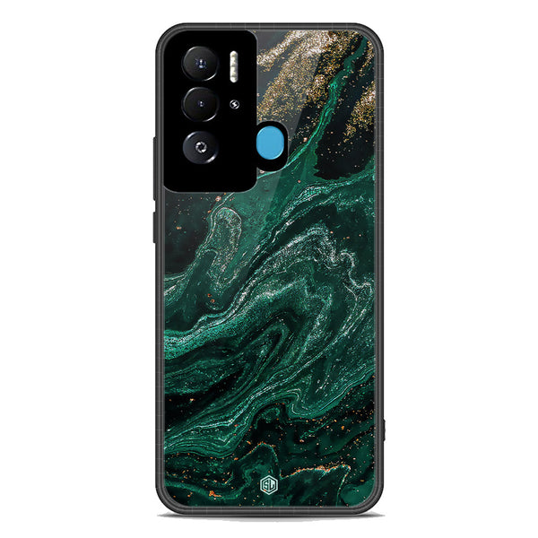 Marble Series Soft Phone Case - Premium Glass Case - Design 3 - Tecno Pova Neo