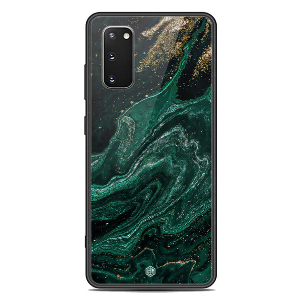 Marble Series Soft Phone Case - Premium Glass Case - Design 3 - Samsung Galaxy S20 Plus