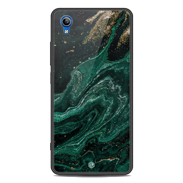 Marble Series Soft Phone Case - Premium Glass Case - Design 3 - Vivo Y91i