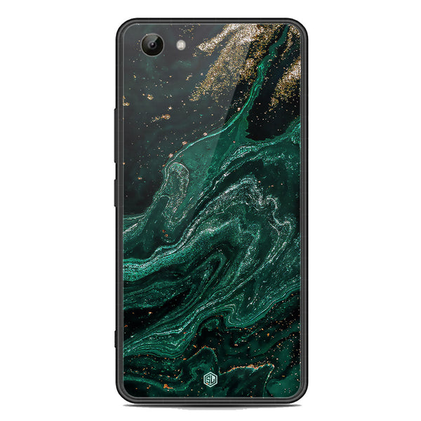 Marble Series Soft Phone Case - Premium Glass Case - Design 3 - Vivo Y81