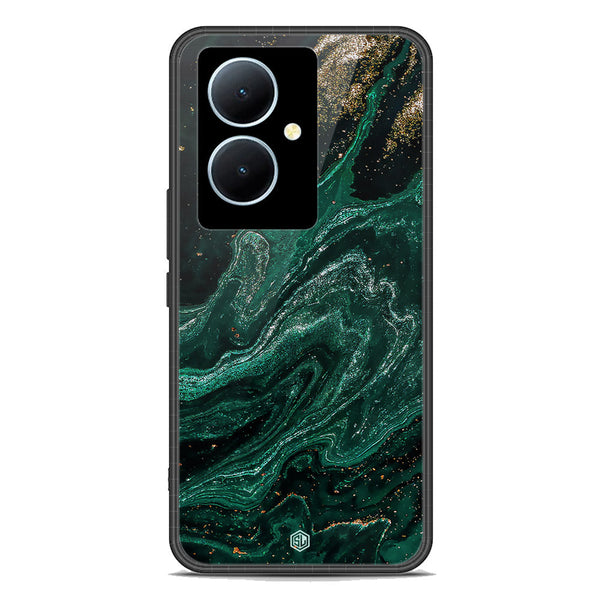 Marble Series Soft Phone Case - Premium Glass Case - Design 3 - Vivo Y78 Plus 5G