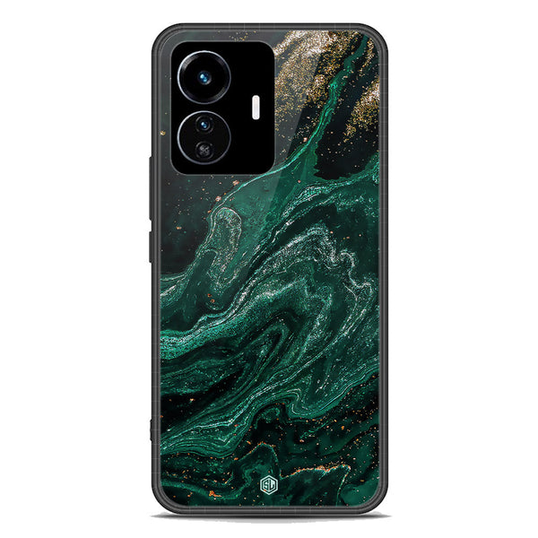 Marble Series Soft Phone Case - Premium Glass Case - Design 3 - Vivo Y77 5G