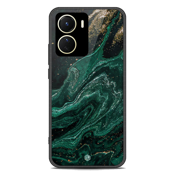 Marble Series Soft Phone Case - Premium Glass Case - Design 3 - Vivo Y56 5G