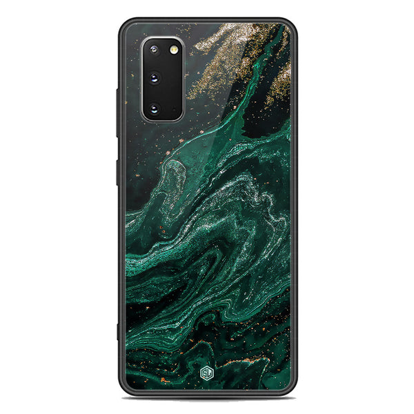 Marble Series Soft Phone Case - Premium Glass Case - Design 3 - Samsung Galaxy S20