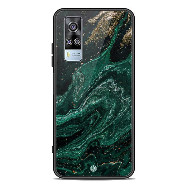 Marble Series Soft Phone Case - Premium Glass Case - Design 3 - Vivo Y51 (2020 December)