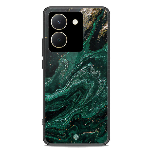 Marble Series Soft Phone Case - Premium Glass Case - Design 3 - Vivo Y36 4G