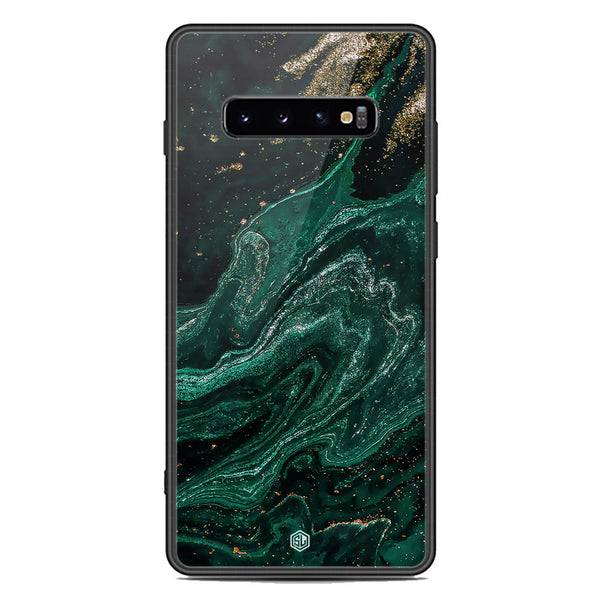 Marble Series Soft Phone Case - Premium Glass Case - Design 3 - Samsung Galaxy S10 Plus