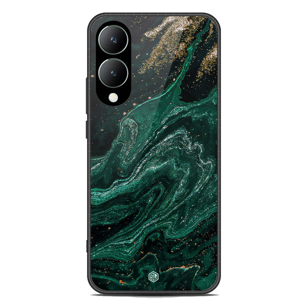 Marble Series Soft Phone Case - Premium Glass Case - Design 3 - Vivo Y17s