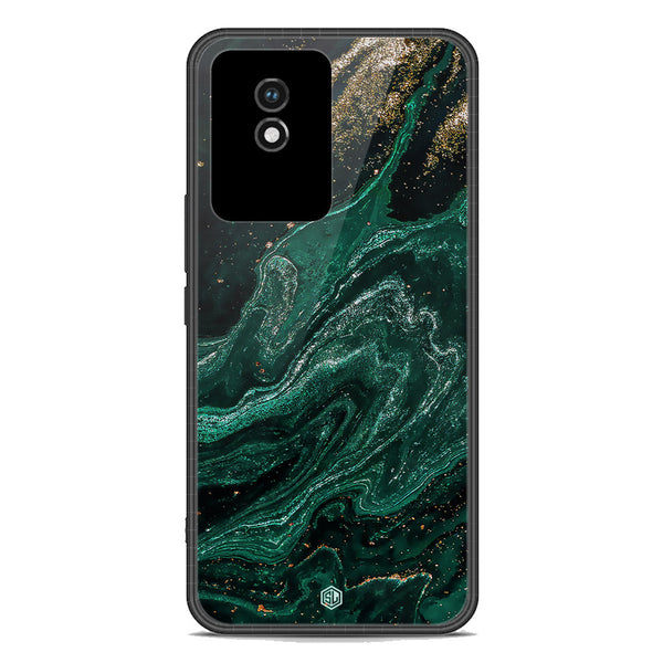 Marble Series Soft Phone Case - Premium Glass Case - Design 3 - Vivo Y02A