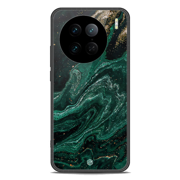 Marble Series Soft Phone Case - Premium Glass Case - Design 3 - Vivo X90 Pro