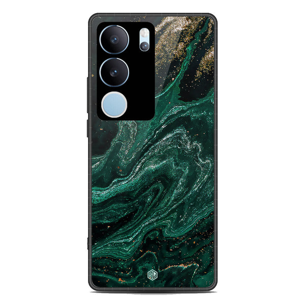 Marble Series Soft Phone Case - Premium Glass Case - Design 3 - Vivo V29