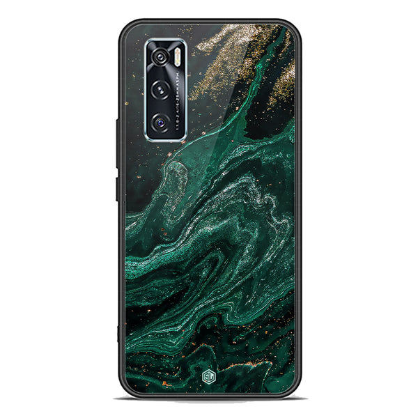 Marble Series Soft Phone Case - Premium Glass Case - Design 3 - Vivo V20 SE