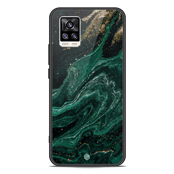 Marble Series Soft Phone Case - Premium Glass Case - Design 3 - Vivo V20