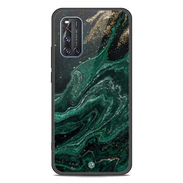 Marble Series Soft Phone Case - Premium Glass Case - Design 3 - Vivo V19