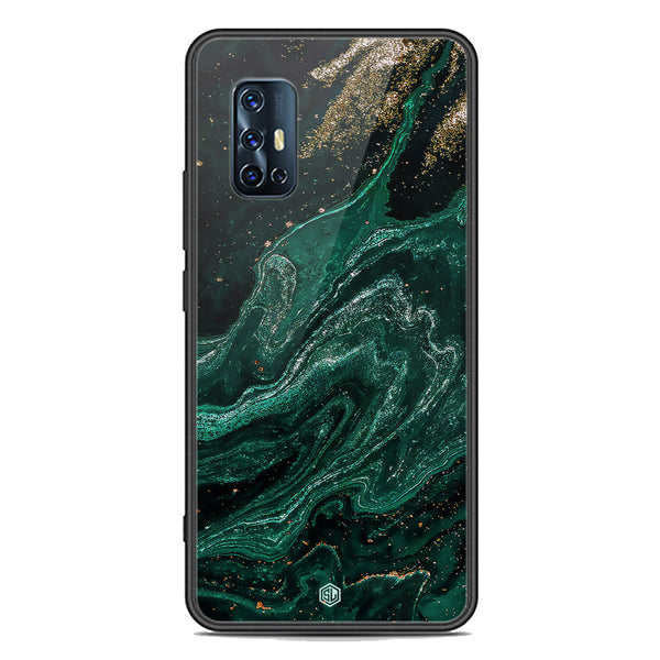 Marble Series Soft Phone Case - Premium Glass Case - Design 3 - Vivo V17