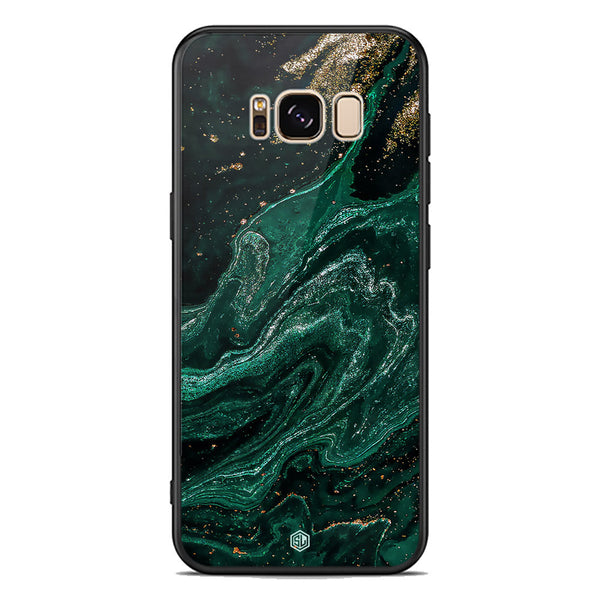 Marble Series Soft Phone Case - Premium Glass Case - Design 3 - Samsung Galaxy S8