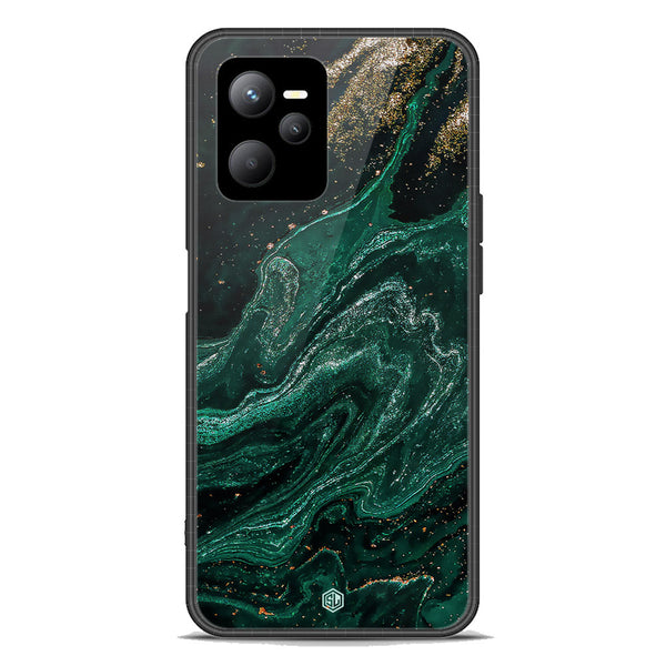 Marble Series Soft Phone Case - Premium Glass Case - Design 3 - Realme Q5