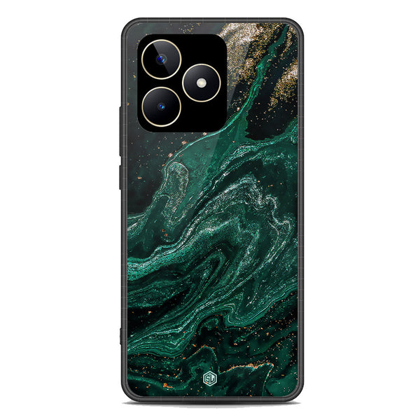 Marble Series Soft Phone Case - Premium Glass Case - Design 3 - Realme C53