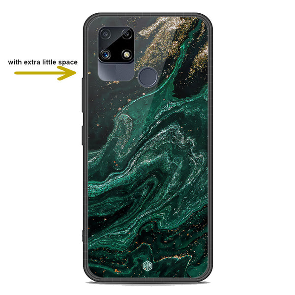Marble Series Soft Phone Case - Premium Glass Case - Design 3 - Realme C25s