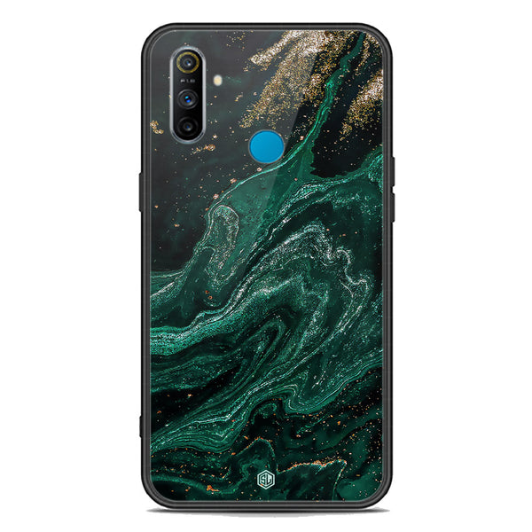 Marble Series Soft Phone Case - Premium Glass Case - Design 3 - Realme C3