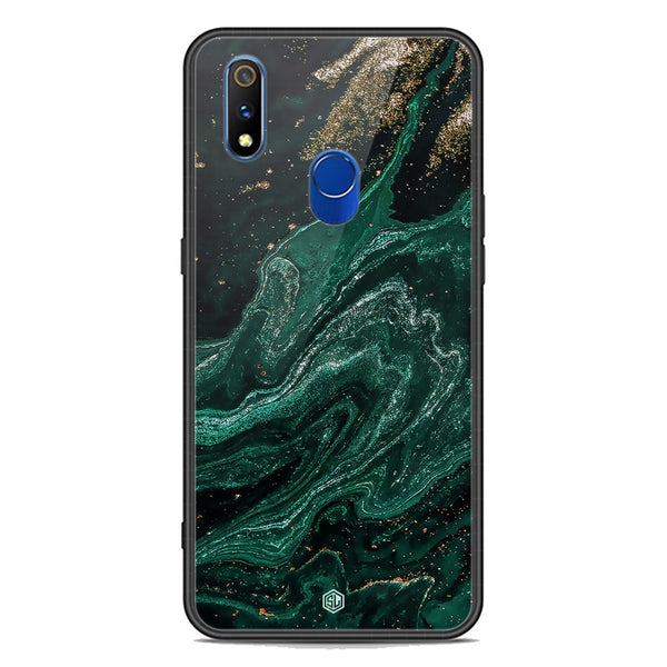 Marble Series Soft Phone Case - Premium Glass Case - Design 3 - Realme 3 Pro