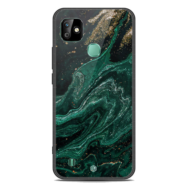 Marble Series Soft Phone Case - Premium Glass Case - Design 3 - Infinix Smart HD 2021