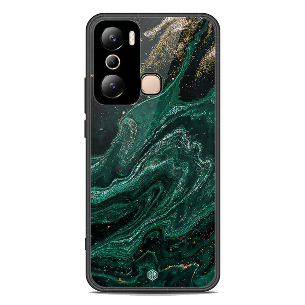 Marble Series Soft Phone Case - Premium Glass Case - Design 3 - Infinix Hot 20i