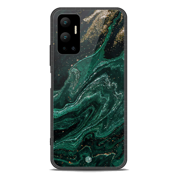 Marble Series Soft Phone Case - Premium Glass Case - Design 3 - Infinix Hot 12