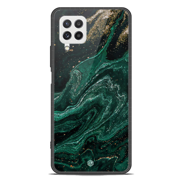Marble Series Soft Phone Case - Premium Glass Case - Design 3 - Samsung Galaxy M32