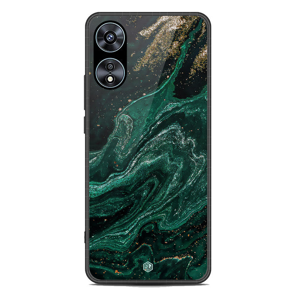 Marble Series Soft Phone Case - Premium Glass Case - Design 3 - Oppo A78 4G