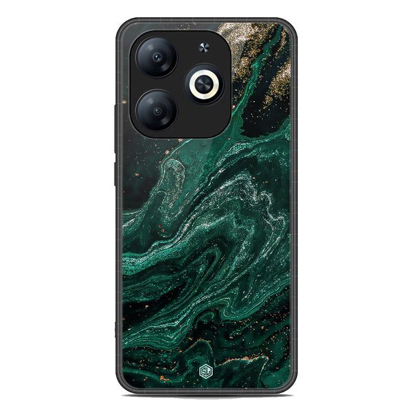 Marble Series Soft Phone Case - Premium Glass Case - Design 3 - Infinix Smart 8