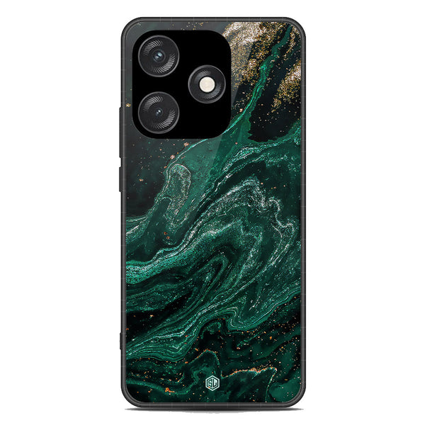 Marble Series Soft Phone Case - Metal Case - Design 3 - Tecno Spark 10C