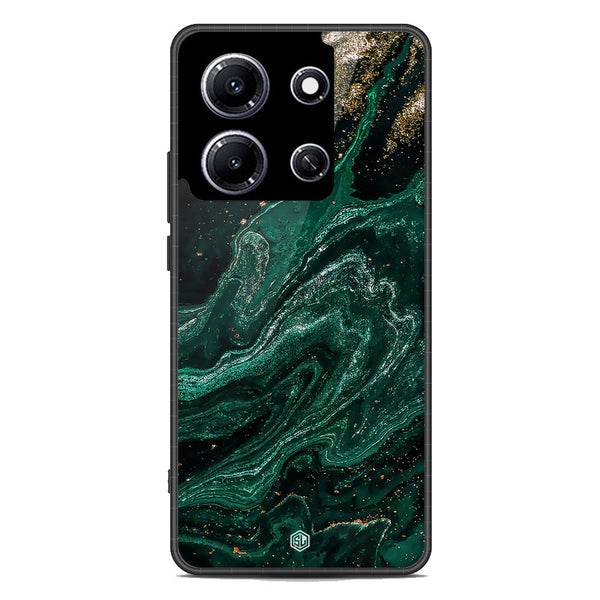 Marble Series Soft Phone Case - Metal Case - Design 3 - Infinix Note 30i