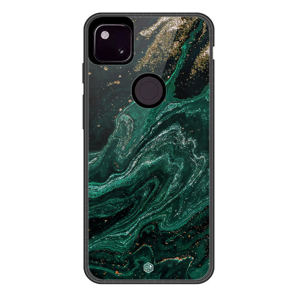 Marble Series Soft Phone Case - Metal Case - Design 3 - Google Pixel 4a