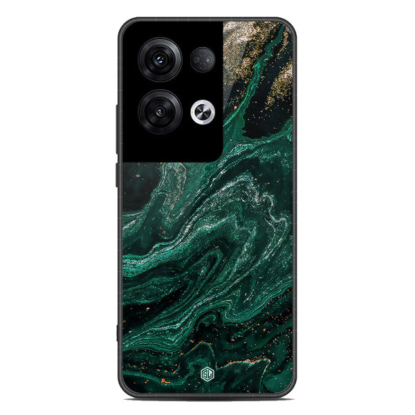Marble Series Soft Phone Case - Premium Glass Case - Design 3 - Oppo Reno 8 Pro Plus