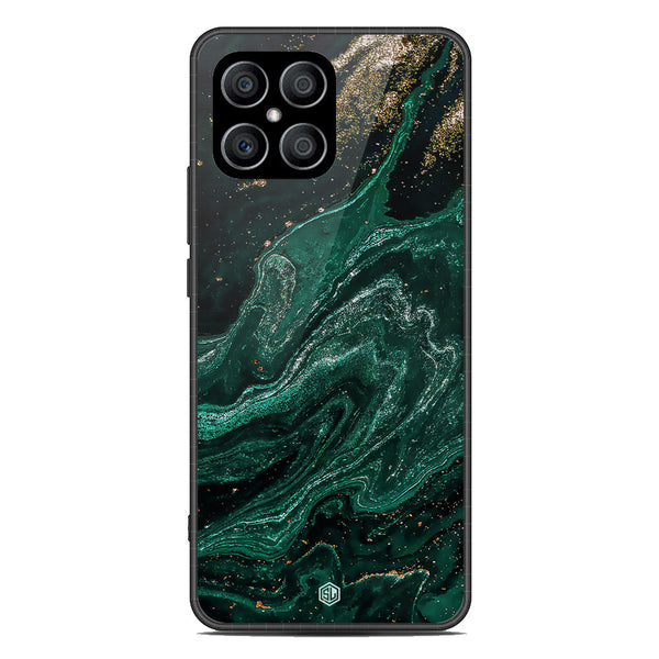 Marble Series Soft Phone Case - Metal Case - Design 3 - Honor X8