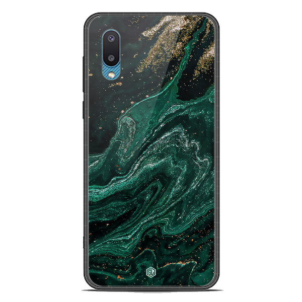 Marble Series Soft Phone Case - Premium Glass Case - Design 3 - Samsung Galaxy M02